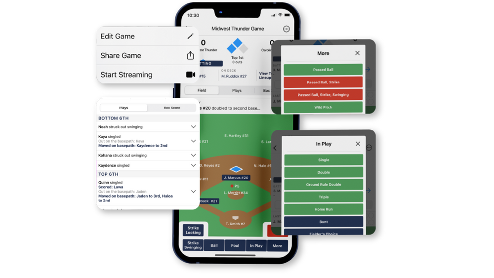 Playmaker App Live Baseball Scoring, Streaming, & Stats App | PlayMaker